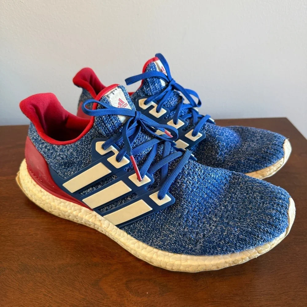 Adidas UltraBoost 1.0 Red White & Blue Men's Size 11 Running Shoes